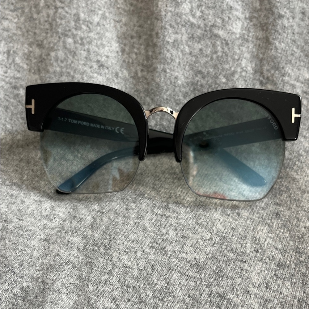 Tom Ford Black and Silver Sunglasses